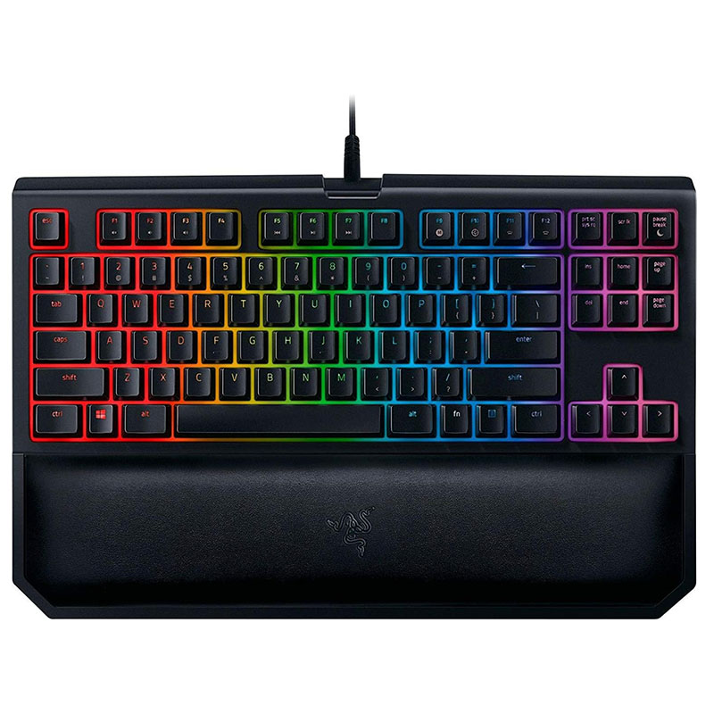 بررسی کیبورد ریزر مدل Razer BlackWidow Tournament Edition Chroma V2 with Yellow Switch