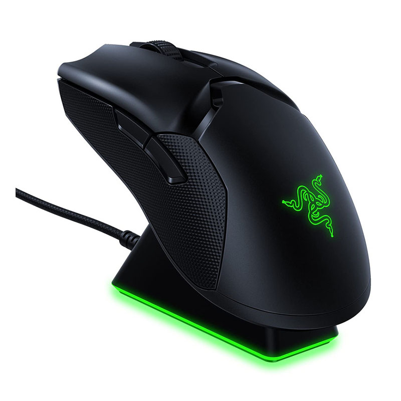 بررسی ماوس بی سیم ریزر مدل Razer Viper Ultimate سفید به همراه پایه شارژر