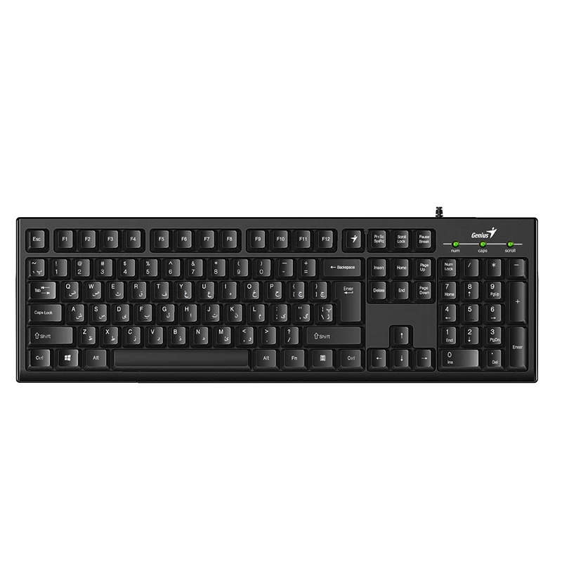 بررسی کیبورد سیم دار جنیوس مدل Genius GN-KB-100