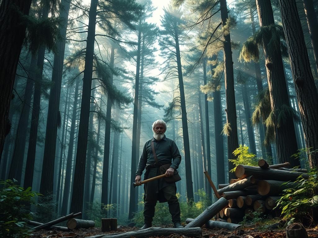 خلاصه کتاب پیرمرد هیزم شکن (Woodcutter Old Man) - پویا نوید