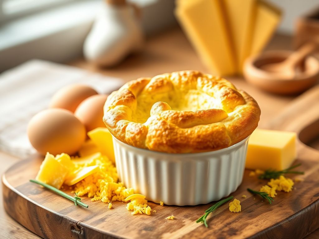 سوفله تخم مرغ و پنیر - طرز تهیه آسان، پفکی و نکات طلایی