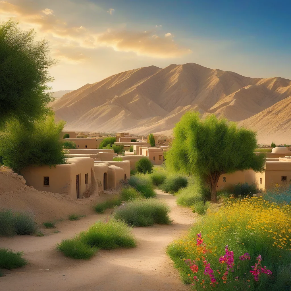 طبیعت روستای سریزد | کاوش در زیبایی های بکر یزد